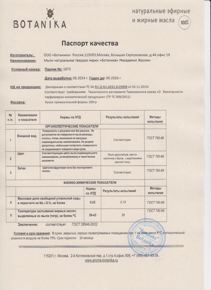 Паспорт №062024